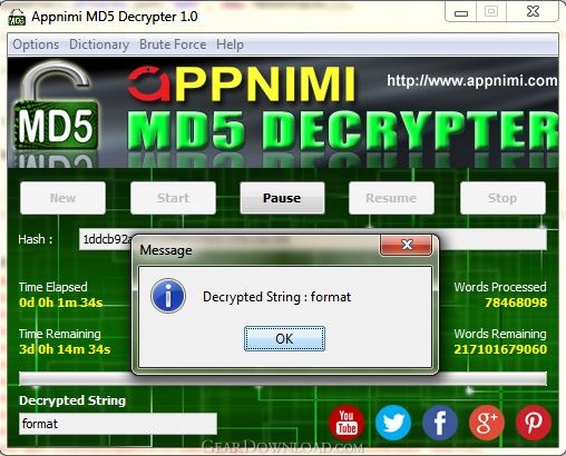 ufd2 hash decrypter online free