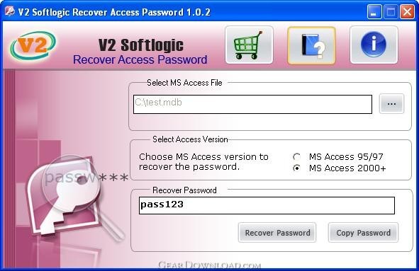 ms access password recovery freeware