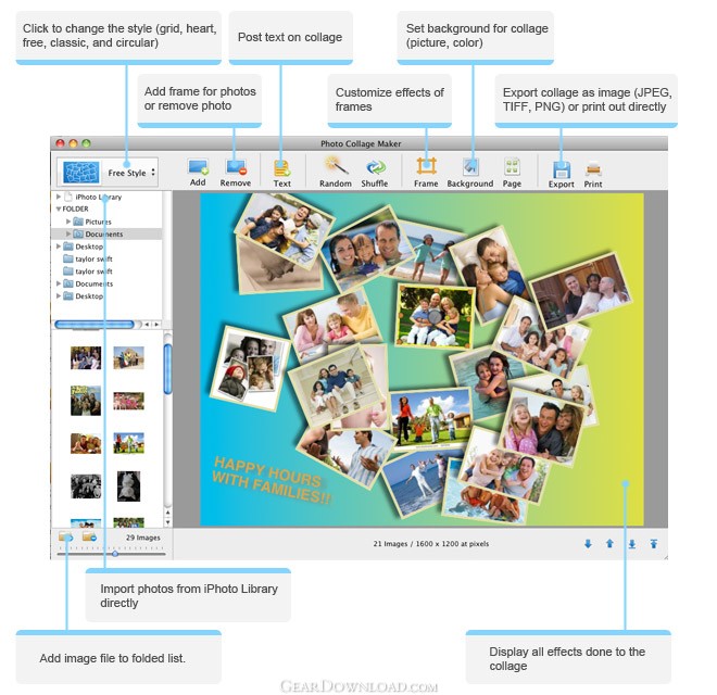 photo collage maker free download for mac