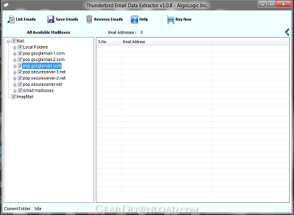 email extractor thunderbird algologic