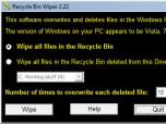 Recycle Bin Wiper Screenshot