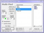 mightymacros Multifind Excel Addin Screenshot