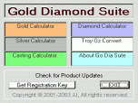 Gold Diamond Calculator Suite Screenshot