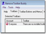 Remove Toolbar Buddy Screenshot