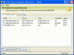 MS Outlook Password Recovery Screenshot