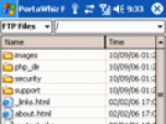 PortaWhiz FTP Client