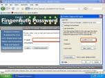 FingerAuth Password Manager Screenshot