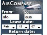 AirCompare Gadget