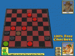 100% Free Checkers Screenshot