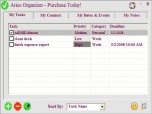 Aries PIM Personal Organizer Software Screenshot