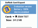 Softick CardExport II for Palm OS Screenshot