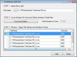 TextMaster Split File Screenshot
