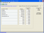 Free Average Interest Rate Calculator Screenshot