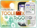 ToolboxToGo for Palm OS Screenshot