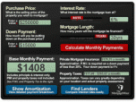 Misers Mortgage Calculator Screenshot