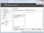 MCS Backup 2008 Screenshot