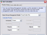 FREE Trade Position Size Calculator Screenshot