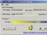 Easy PDF to Text Converter Screenshot