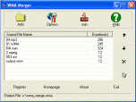 WMA Merger Screenshot