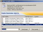 Public Reminder Add-In