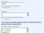 SharePoint Choice Indicator Screenshot