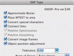 EXDXF Pro3 for Mac Screenshot