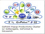 GoPoint Popup Productivity Cluster Screenshot