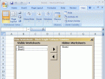 Hide Worksheets Screenshot