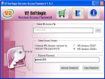 MS Access MDB Password Recovery Screenshot