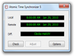 Atomic Time Synchronizer Screenshot