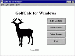 GolfCalc for Windows