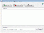 Simpo Word to PDF Screenshot