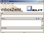 Mbox2xml Screenshot