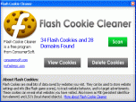 Flash Cookie Cleaner Screenshot