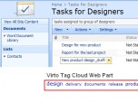 Virto SharePoint Tag Cloud Web Part Screenshot