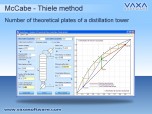 MCTH - McCabe Thiele Plates Calculator Screenshot