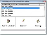 Automatically Clear Recent Documents History Softw