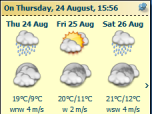 Tray Weather Forecast