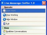 Live Messenger Sniffer Screenshot