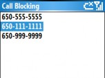 Windows Mobile Call Block Screenshot