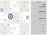 Sudoku flash game component Screenshot