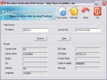 IP2Location Geolocation Web Service (Desktop Appli