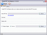 Simple PDF Text Replacer Screenshot