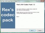 Rex's AVI Codec Pack