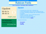 Opulent Font TrueType Screenshot