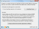 ClearType Switch Screenshot