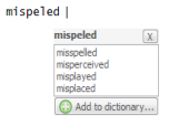 Tiny SpellChecker Screenshot