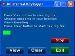 Illustrated Keylogger Screenshot