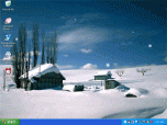 Animated Snow Desktop Wallpaper Screenshot