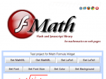 fMath Formula - GWT Widget Screenshot